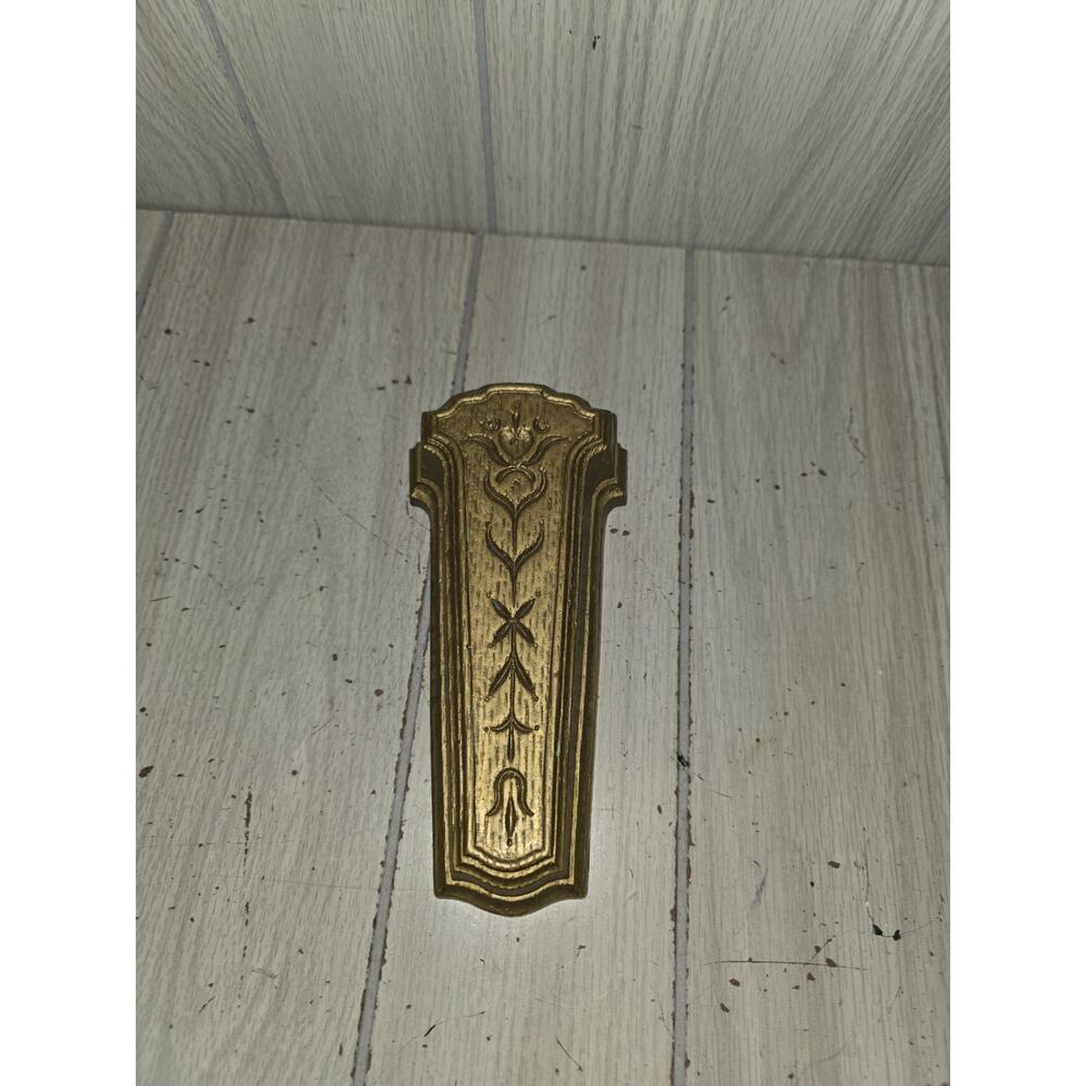 Vintage MCM Syroco Homco Wall Pocket Faux Wood Vase Sconce 8” Home Decor Cottage